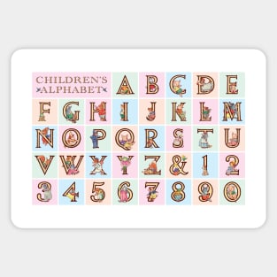 Children's Alphabet and Numbers Sticker